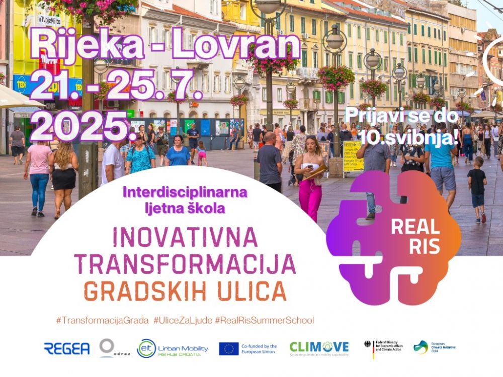 Ljetna škola "Inovativna transformacija gradskih ulica" - 21. - 25. 7. 2025. (Lovran i Rijeka)