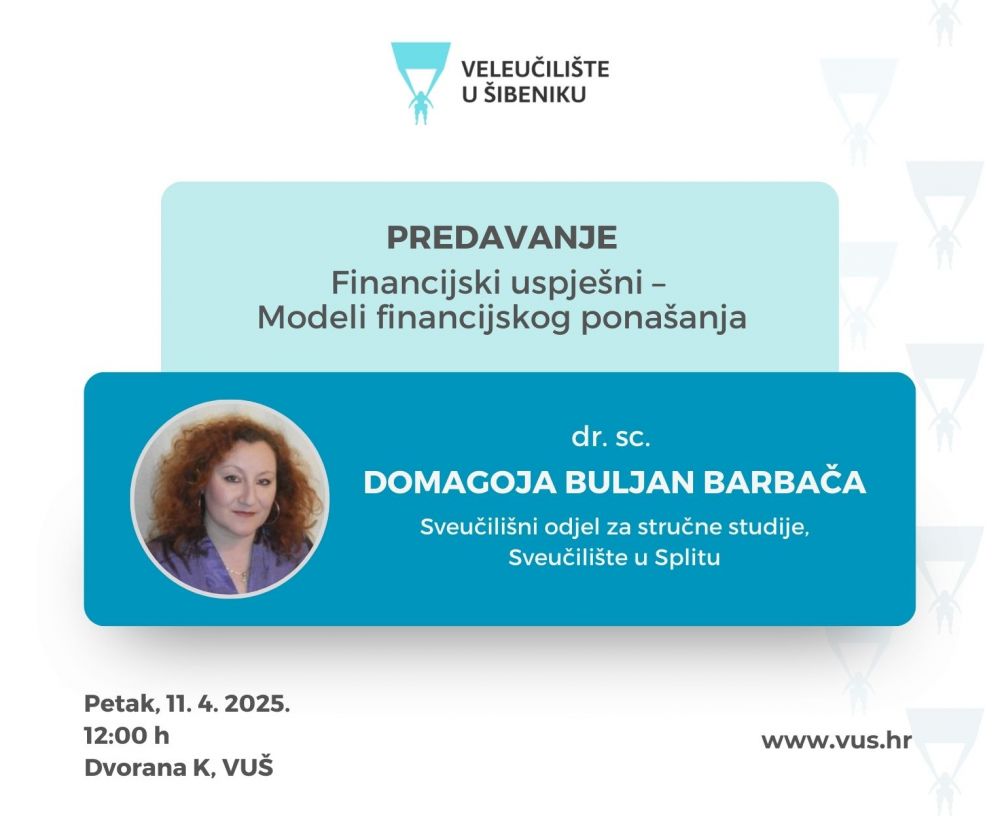 Poziv na predavanje: Financijski...