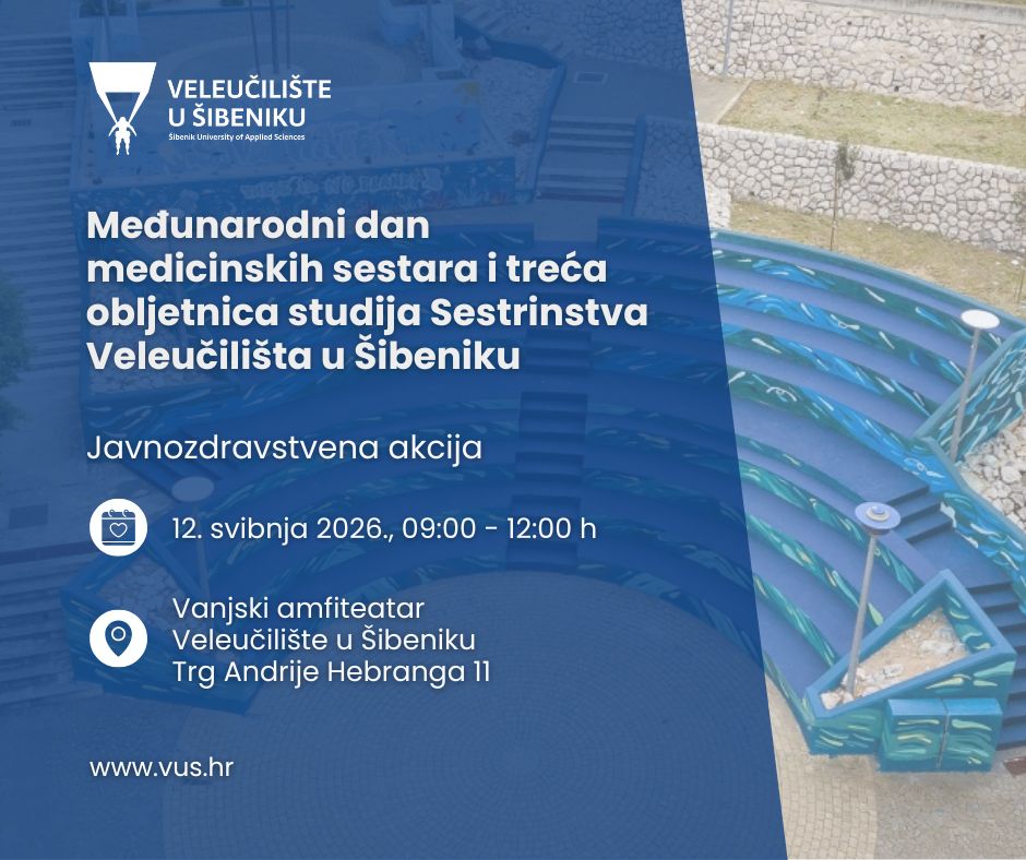 Javnozdravstvena akcija povodom Međunarodnog dana medicinskih sestara i 3. obljetnice stručnog prijediplomskog studija Sestrinstvo