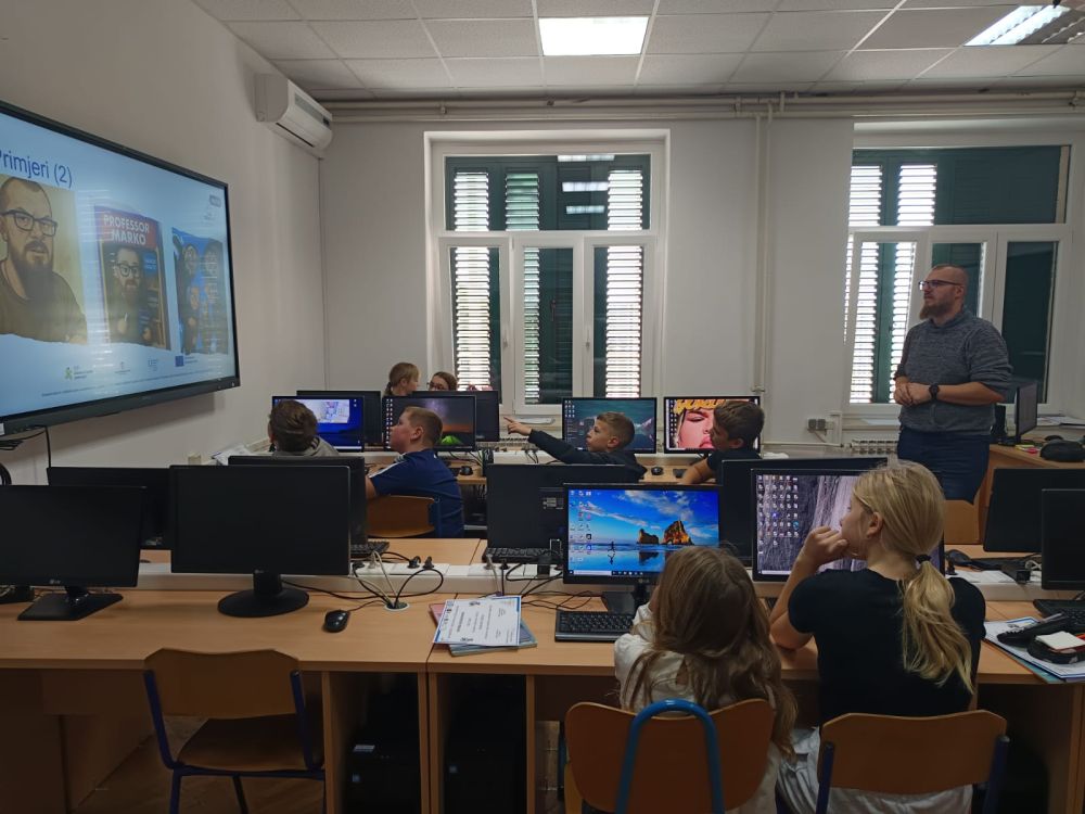 U sklopu projekta #KadOdraSTEM održana radionica „Stvaranje slike riječima“